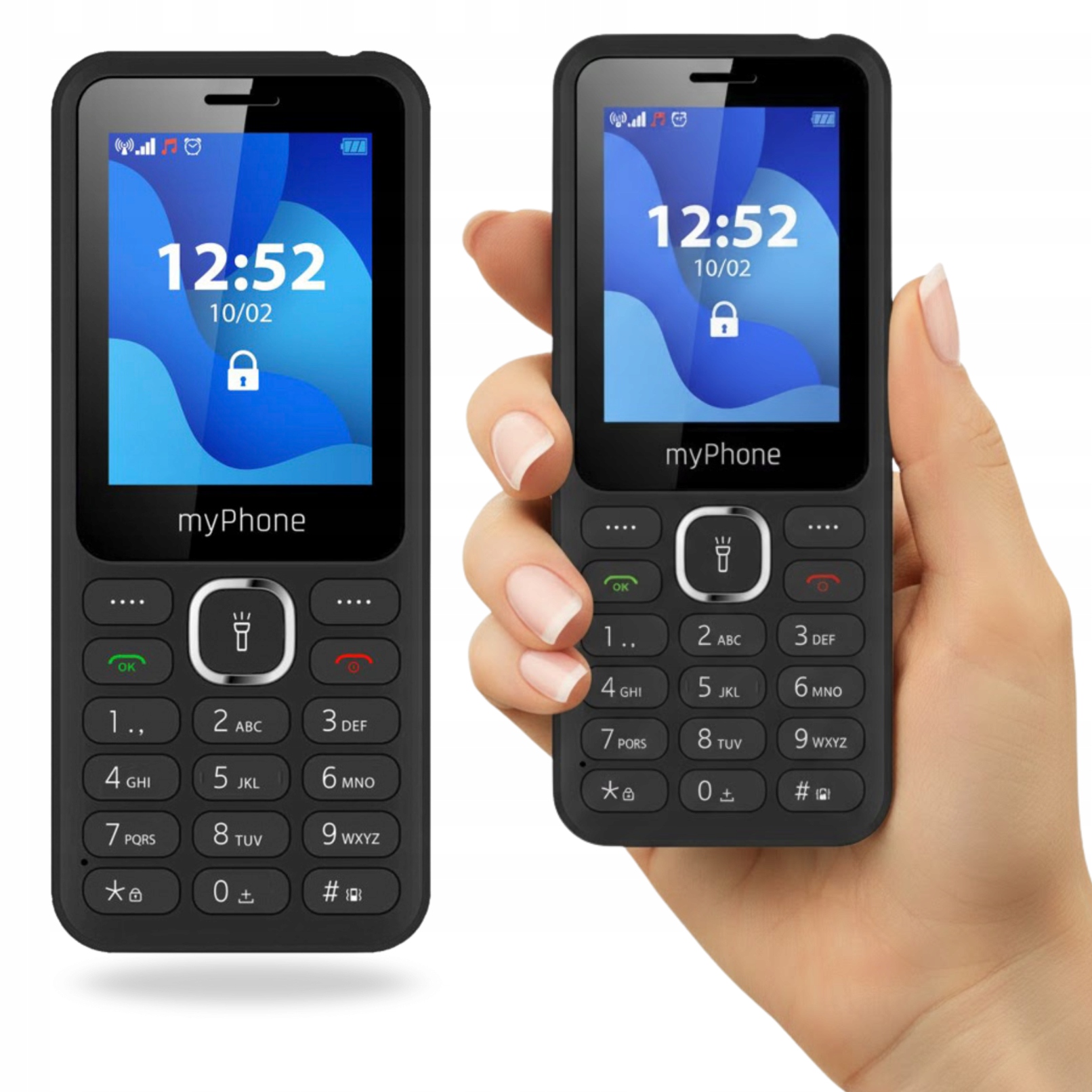 Telefon Komórkowy Myphone 6320 Z Klawiszami Dla Seniora Klasyczny