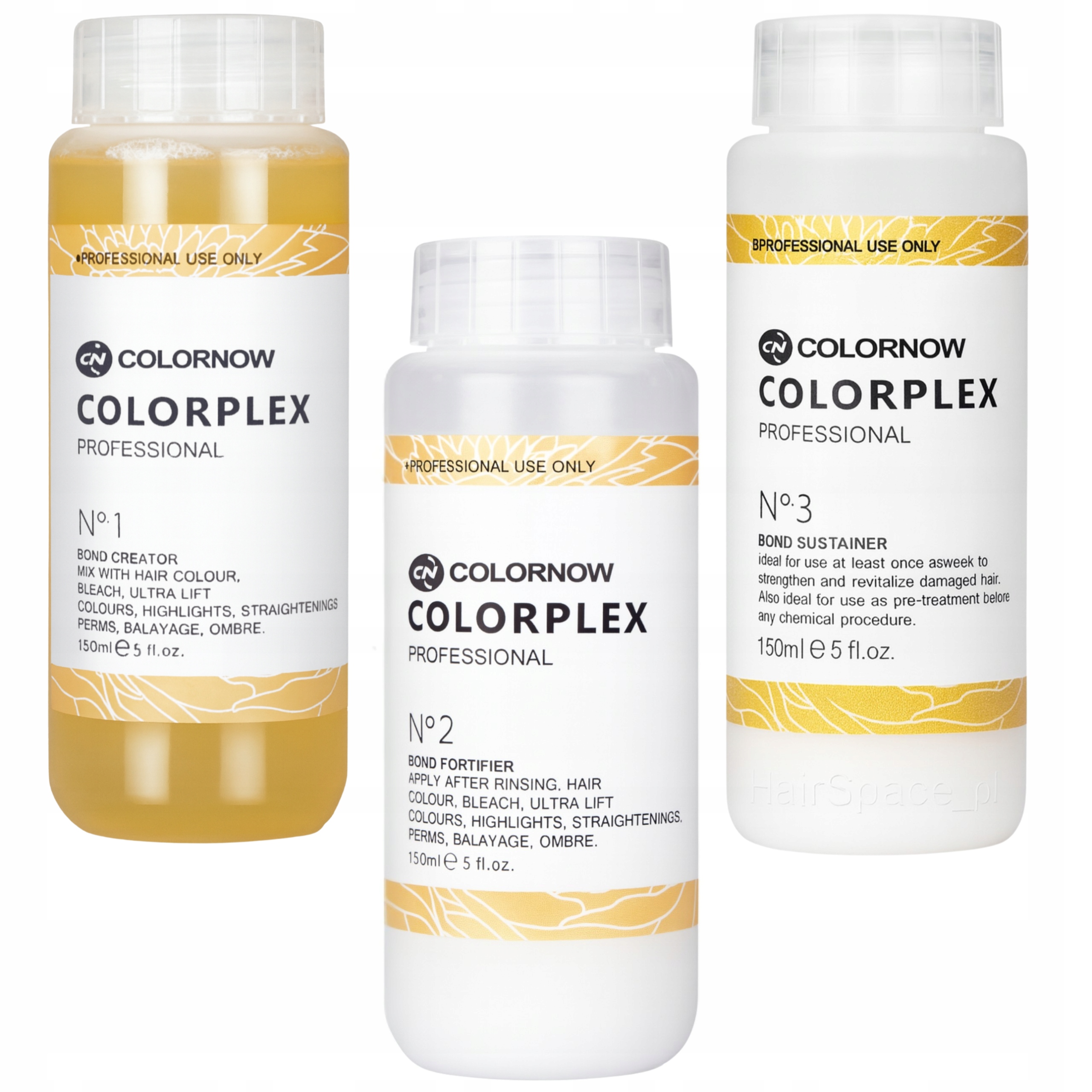 Colorplex 3x150 ml Regenerační profesionální kondicionéry na vlasy 1+2+3