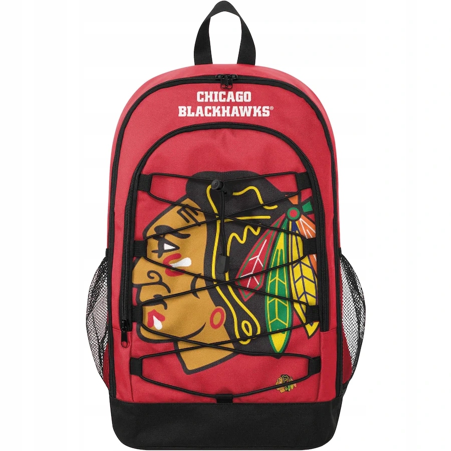 Batoh Chicago Blackhawks Nhl Foco Big Logo Bungee Backpack