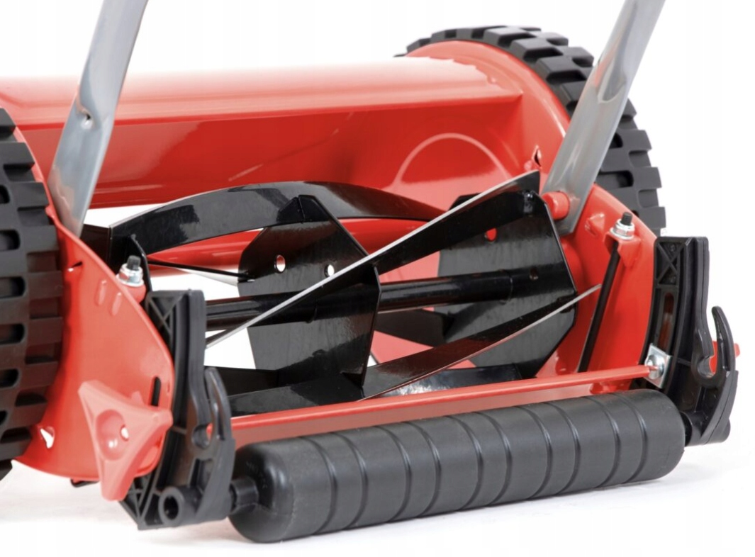 KOSIARKA RĘCZNA DO KOSZENIA TRAWY PCHANA MECHANICZNA BĘBNOWA 30cm 14-47 mm Pojemność kosza 11 l