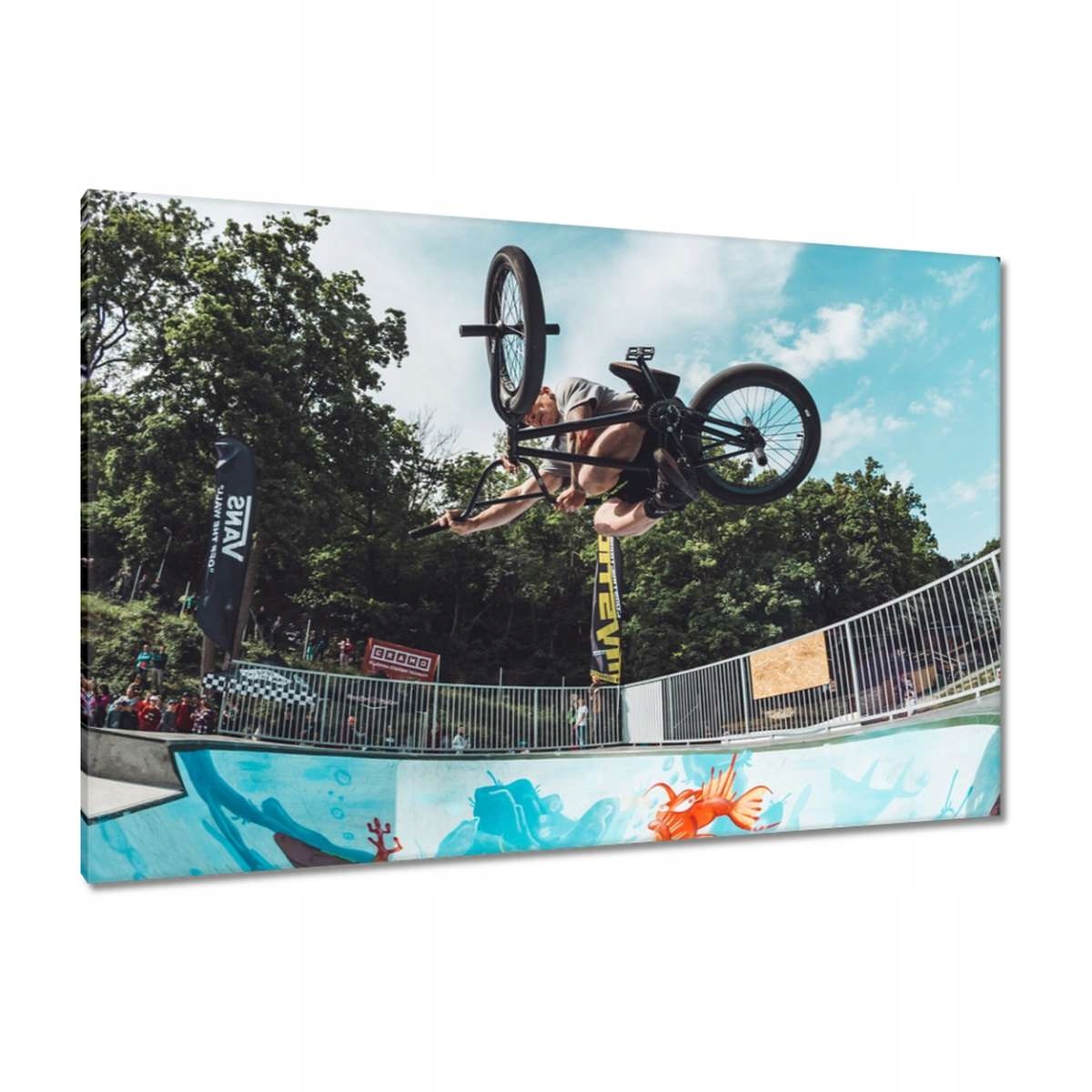 Obrazy 120x80 Bmx Sport výkonnostní skoky