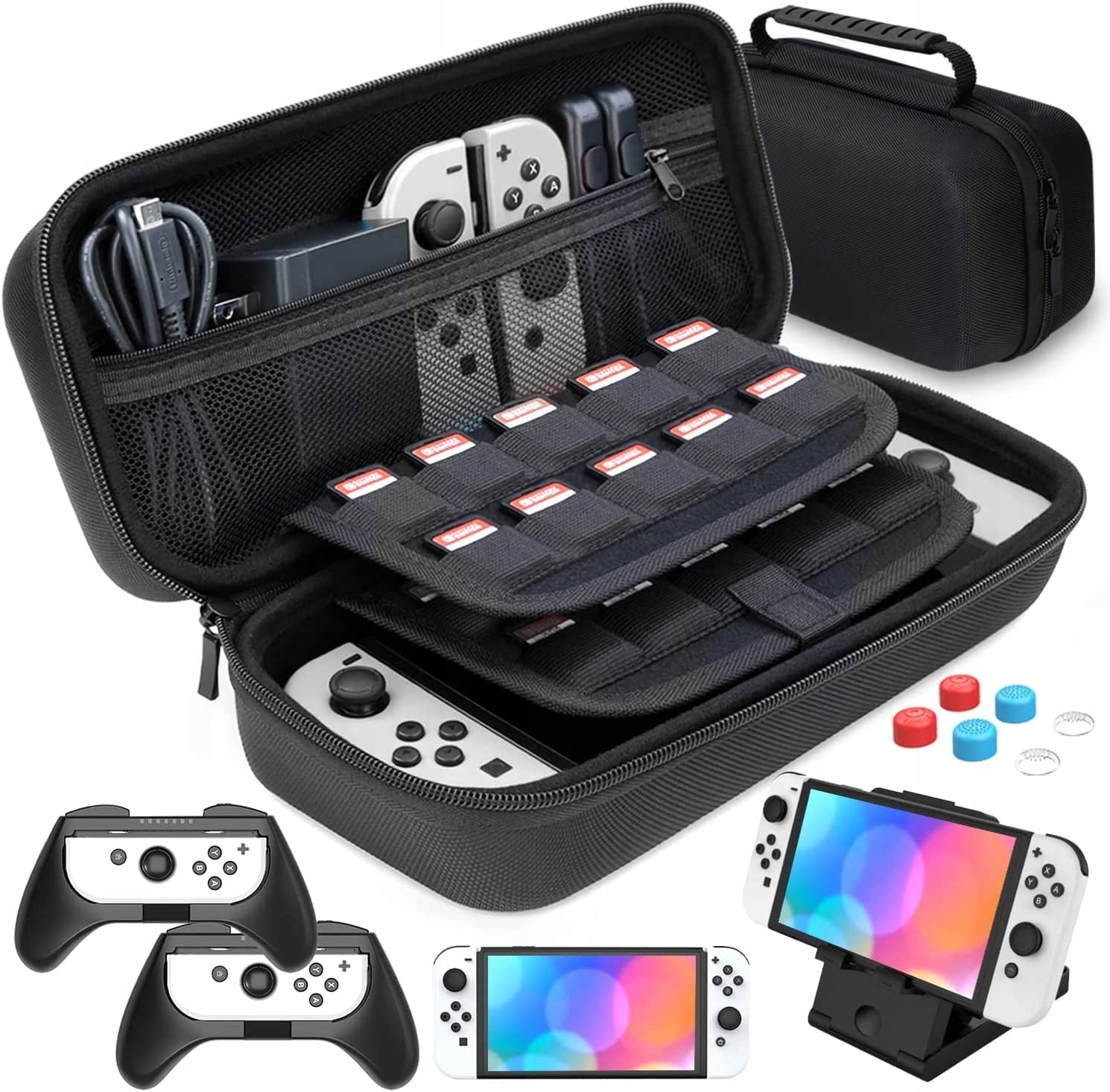 HEYSTOP Zestaw Pokrowiec Nintendo Switch / Oled