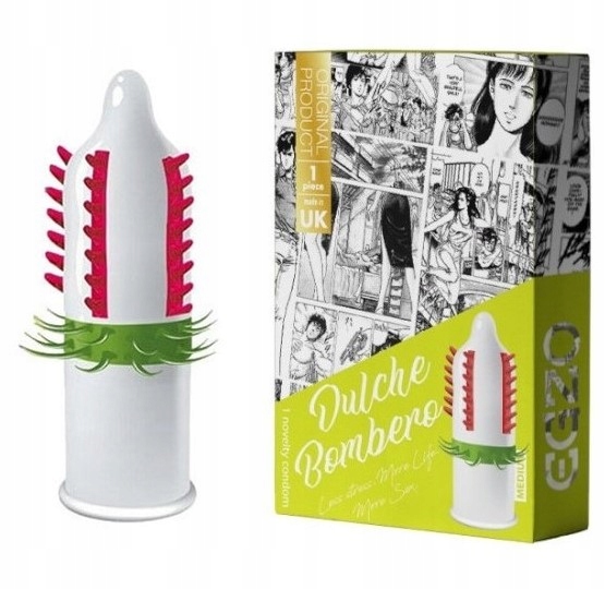 

Prezerwatywa Egzo Dulce Bombero Lime Medium