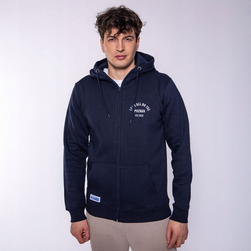 Bluza Rozpinana Lech Poznań The Poznan EST.2010 Granatowa r. XXL