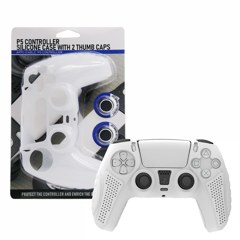 

Silikon na pad 2 nakładki do PlayStation 5 [bia]