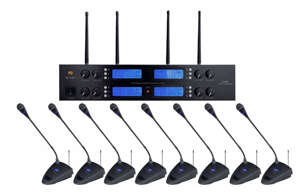 Zestaw mikrofonów bezprzewodowych P2 Wa 510RC