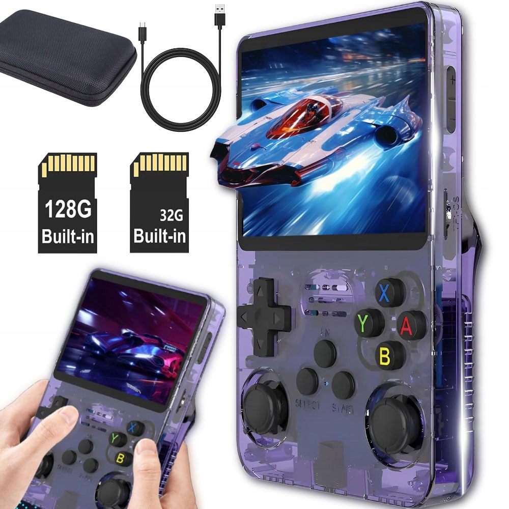 Konsole do gier przenośnych Konsole do gier retro Konsola do gier R36S 128G