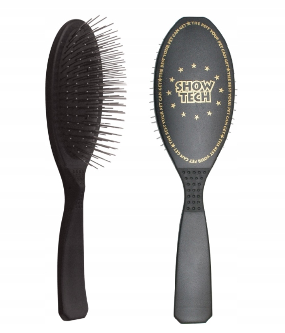Levně Kartáč Ultra-Pro Black Big Pin Brush středně tvrdý, kovové kolíky, velký