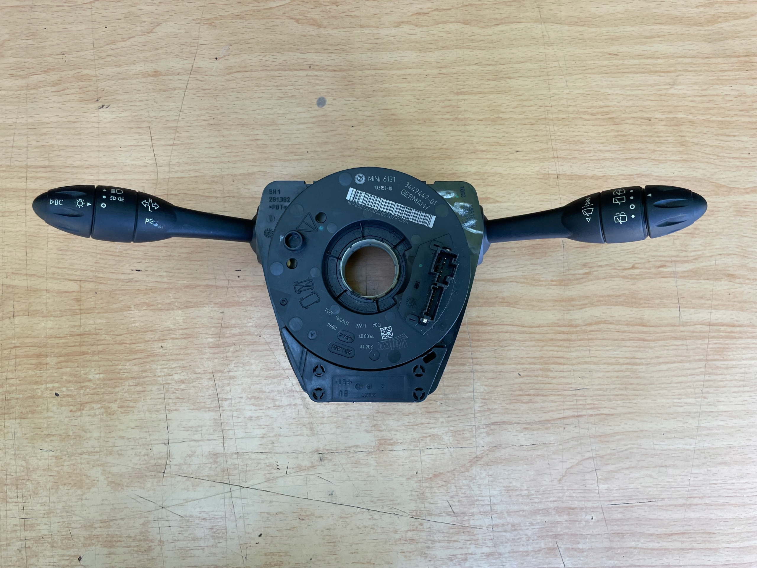 MINI steering wheel levers and controls ring 3449447 EUROPA