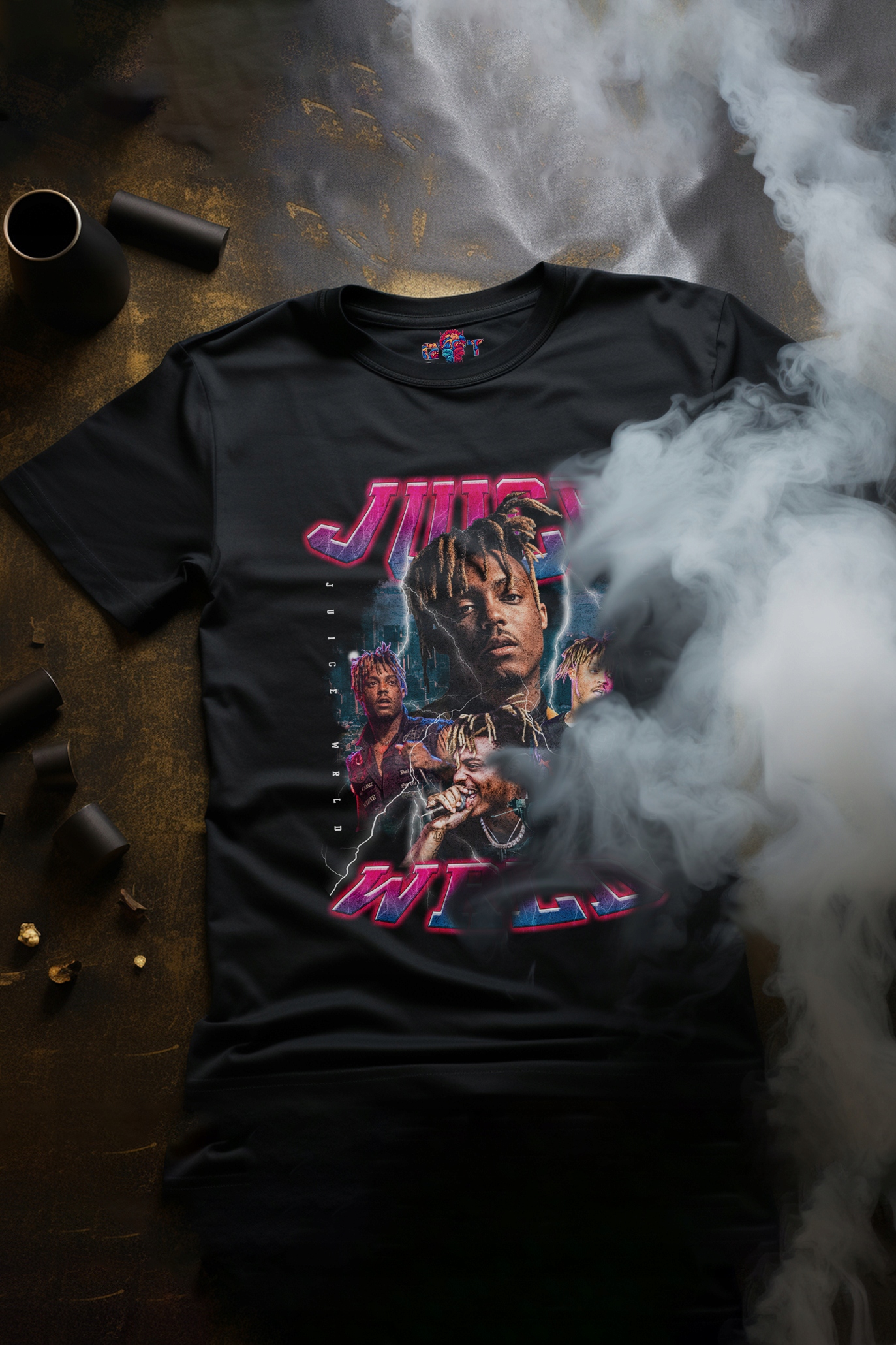 KOSZULKA MĘSKA BOOTLEG JUICE WRLD MUZYK PIOSENKARZ GWIAZDA