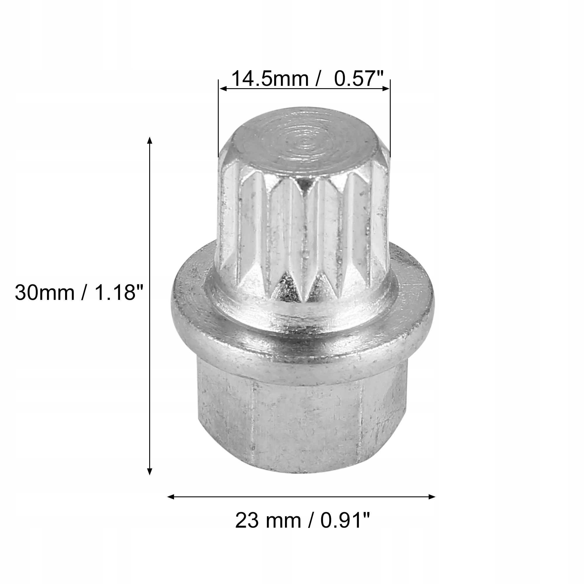 Wheel Lock Lug Nut Anti Theft Wheel Lock Nut Screw Removal Key for V
