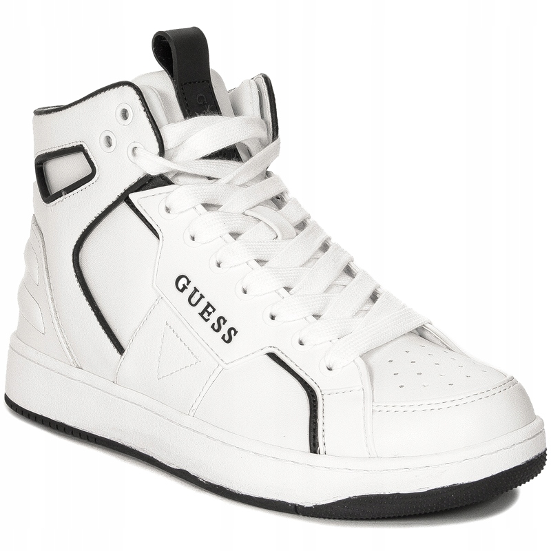 Sneakersy buty Guess FL7BSQ Lea 12 Wh Basqet r.38