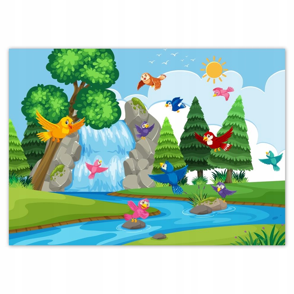 

Plakaty 70x50 Zwierzątka Wodospad