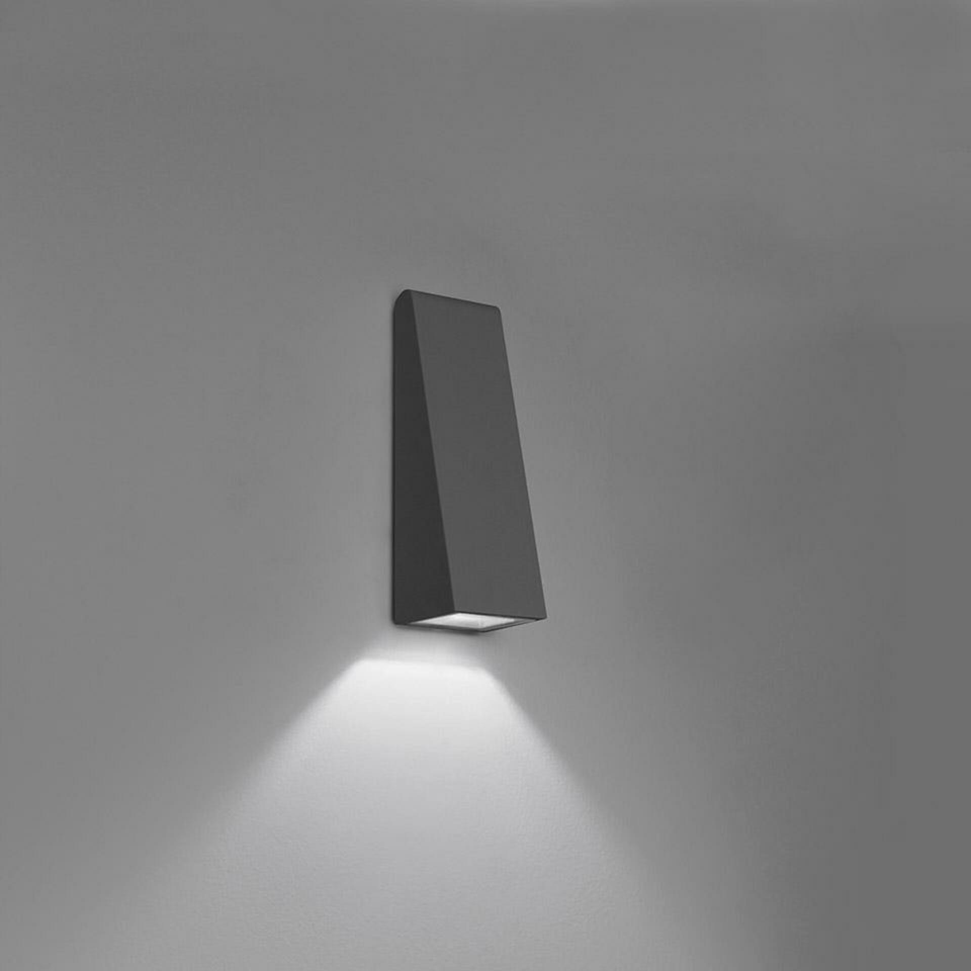 Artemide Cuneo Mini nástenná/stojacia lampa 11W Led antracit IP65