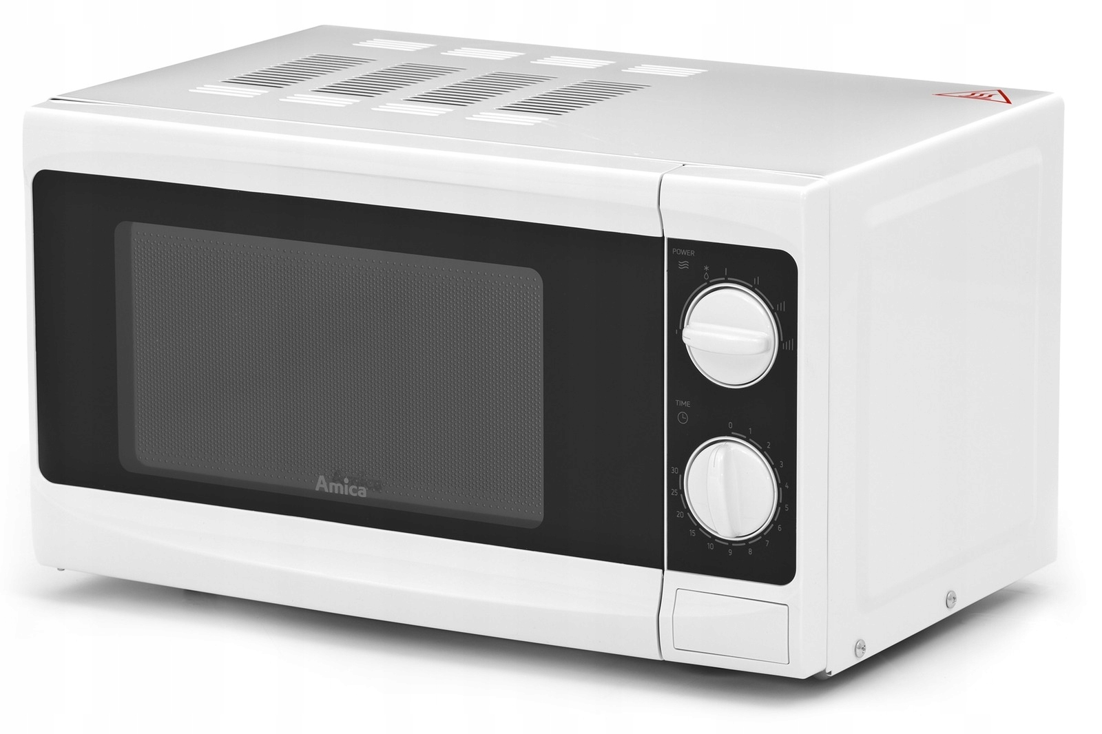 Kuchenka mikrofalowa wolnostojąca Amica 700W 17l biała Mocna Funkcjonalna