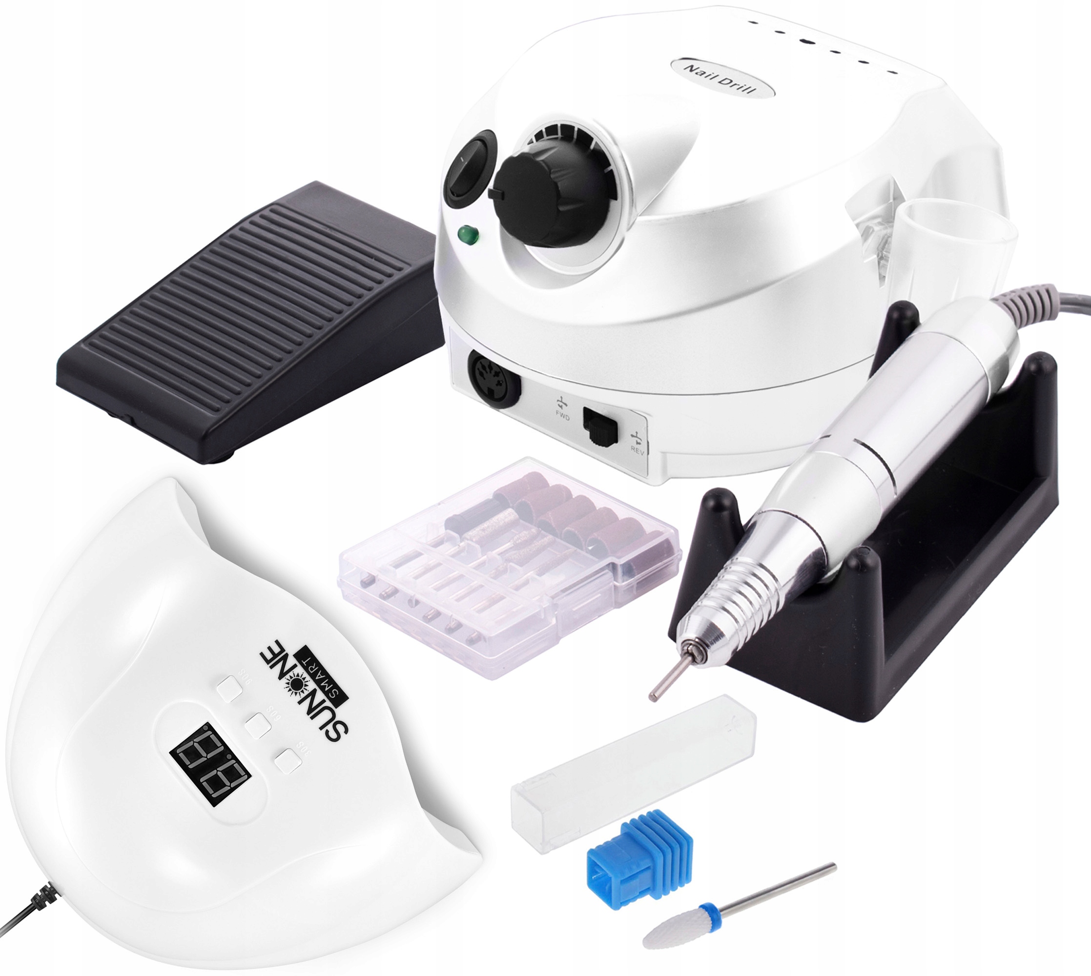 

Frezarka do Manicure 65W Mocna Frezy Lampa 48W