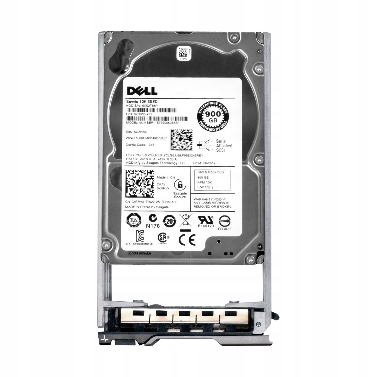 Dell 0XRRVX 900GB 10K 64MB SAS-2 2.5'' ST9900605SS