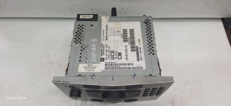 RADIO OPEL ZAFIRA B 13262749