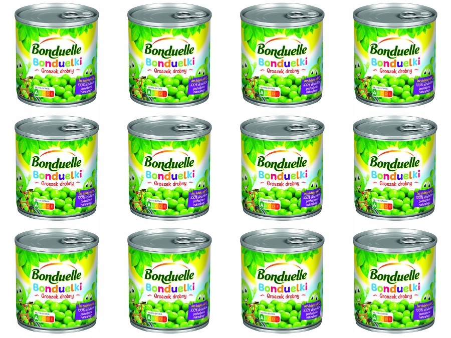 Levně 12 x 160 g Bonduelle Jemný hrášek Bonduelki Zwrzewka