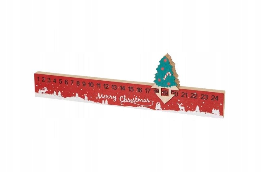 Drevený adventný kalendár s vianočným stromčekom ! Super darček! stojí za to!
