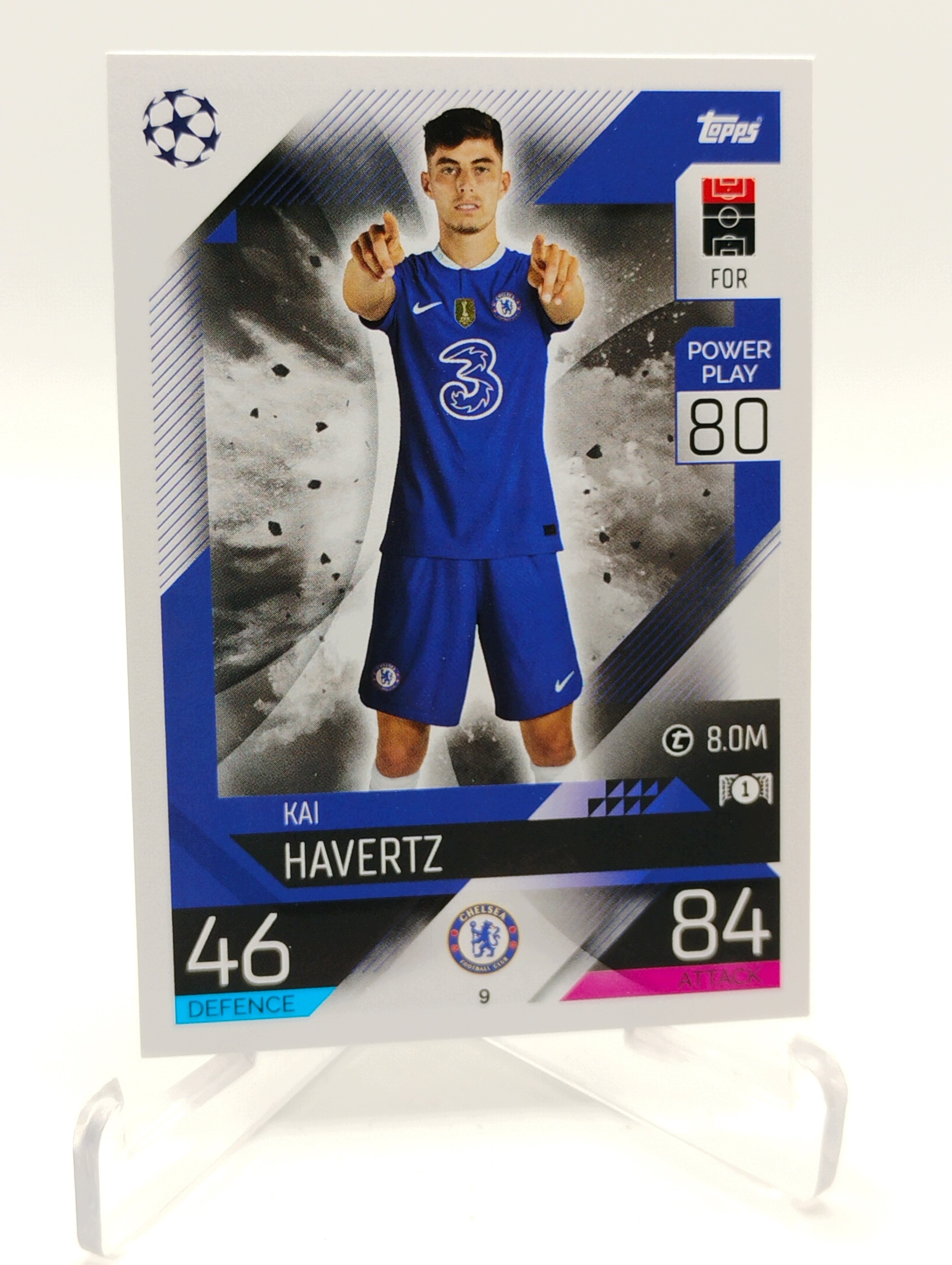 Topps Match Attax 2022-2023 Base Card 9 Kai Havertz Chelsea Fc
