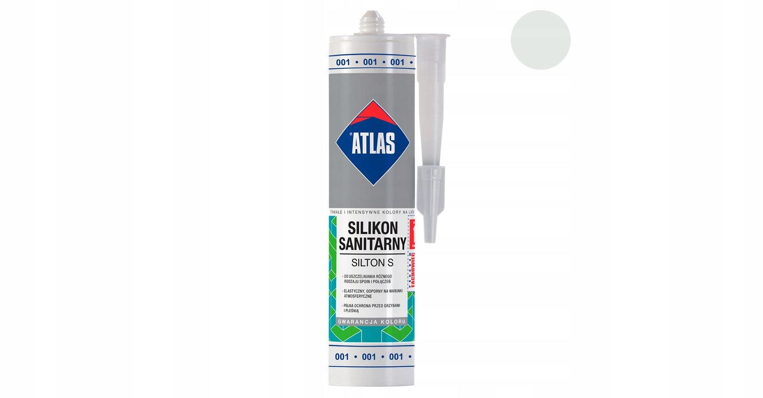 

Atlas Silikon Sanitarny Silton S 280ml 001 Biały
