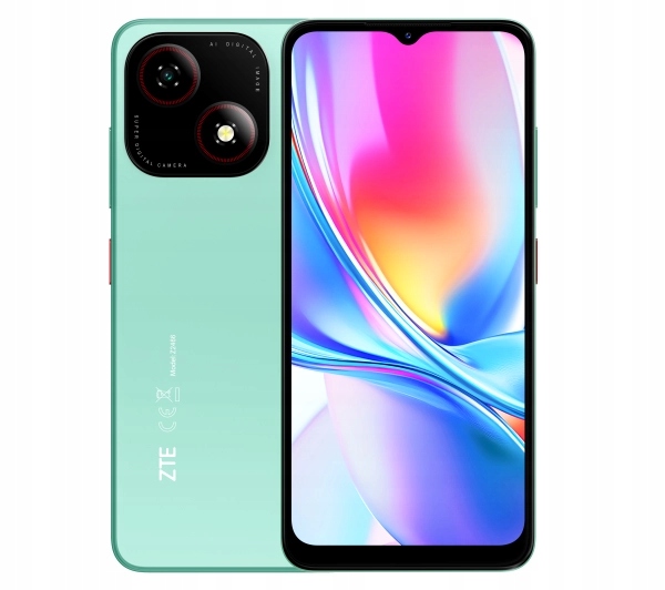 Smartfon Zte Blade A35e 2/64GB Lte 6,52" 60Hz 8Mpix Ice Green Zielony
