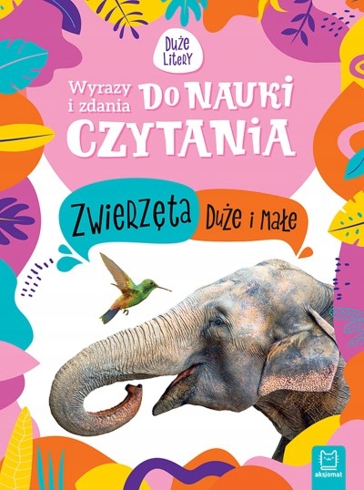 

Wyrazy i zdania do nauki czytania. Duże litery.