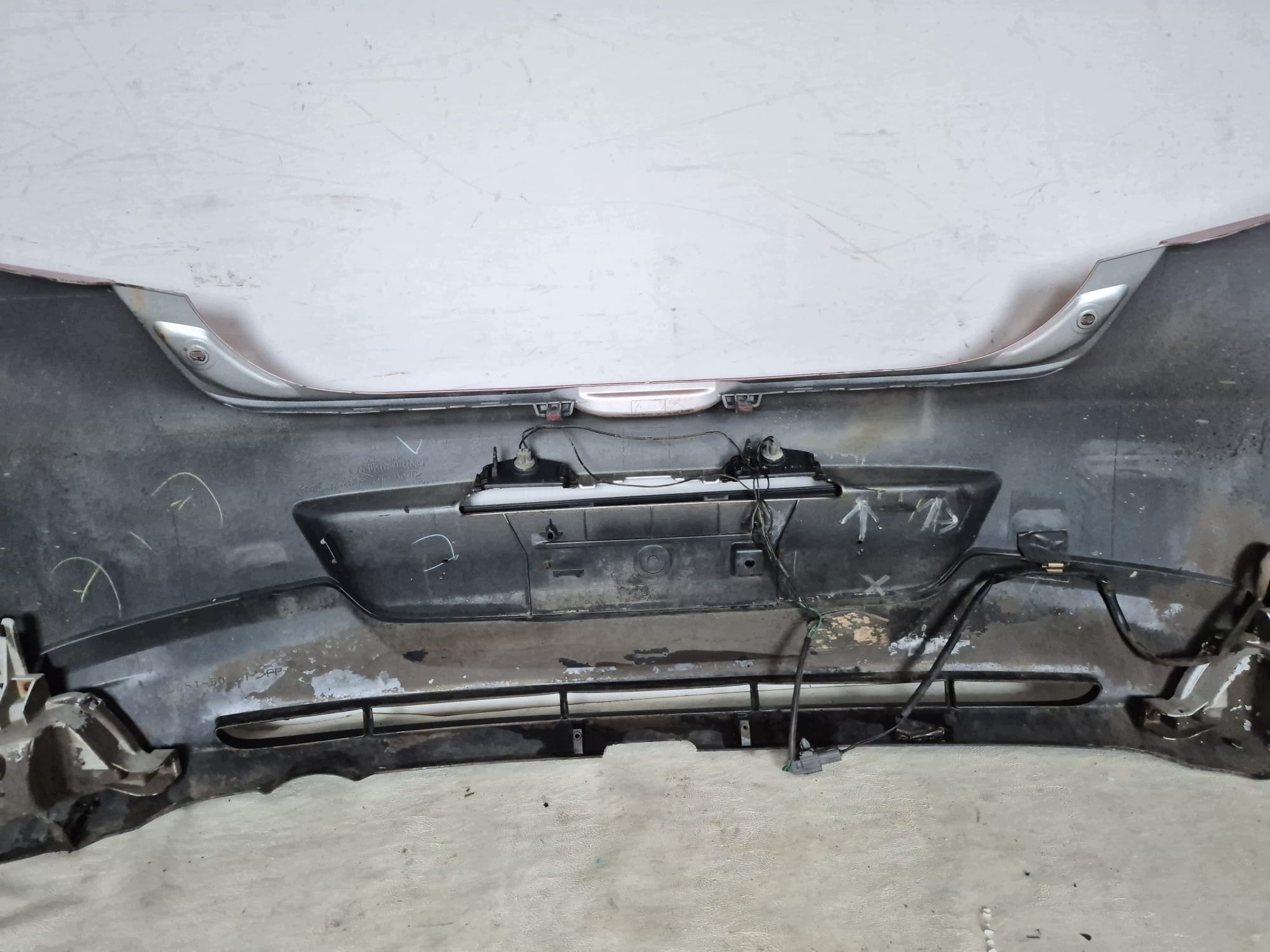 MAZDA 2 DE 07- bumper rear part rear D651-50221