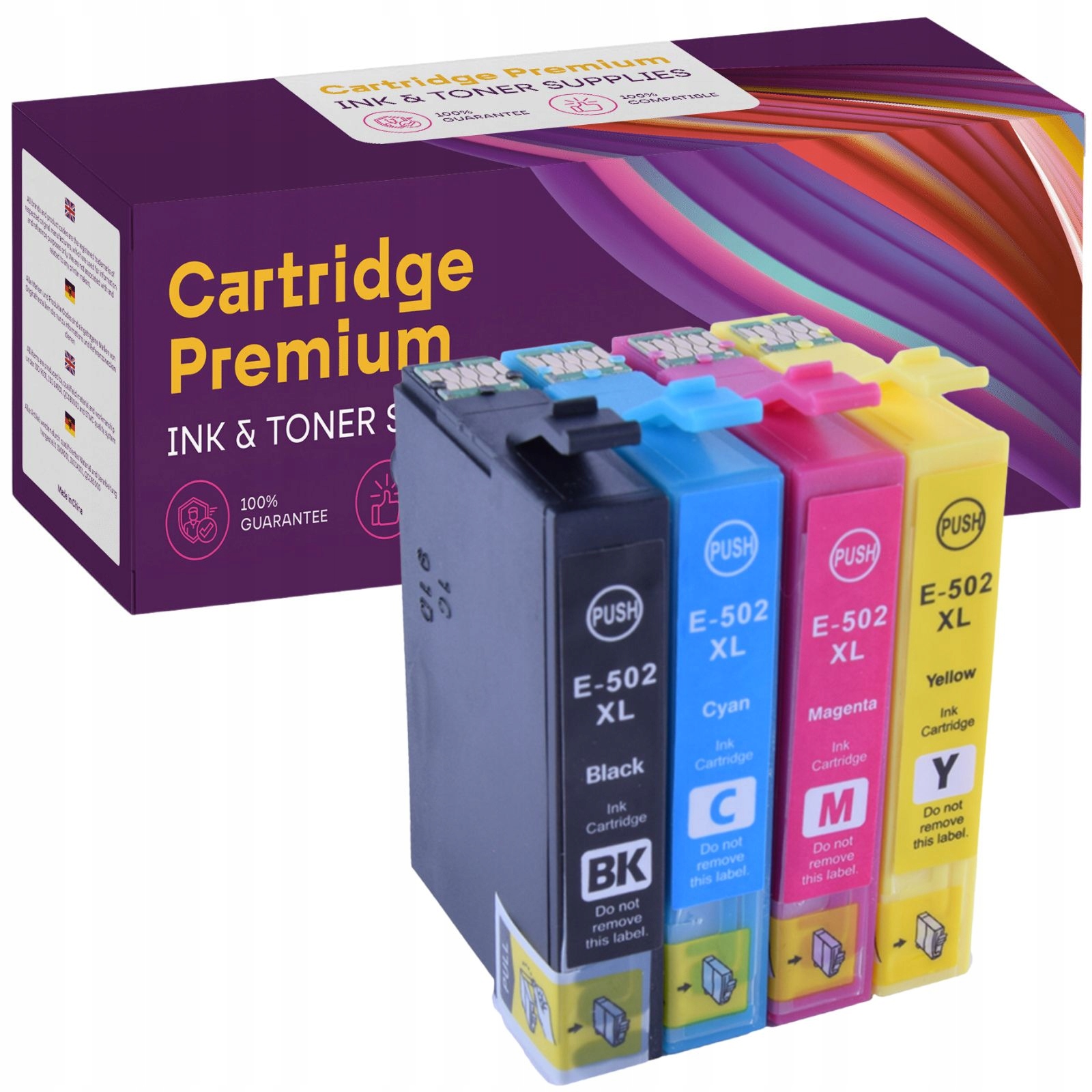 

4x Tusz do Epson 502XL XP5100 XP5150 2865DWF 2885