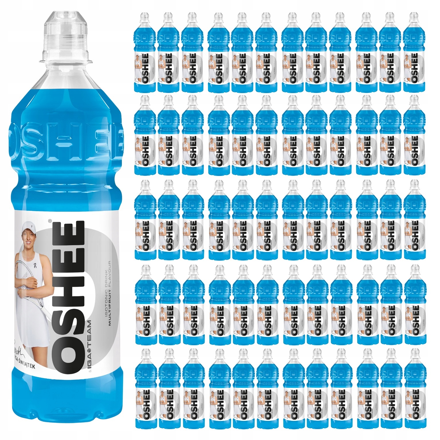 60x Napój Oshee Isotonic Drink Multifruit wieloowocowy 750 ml