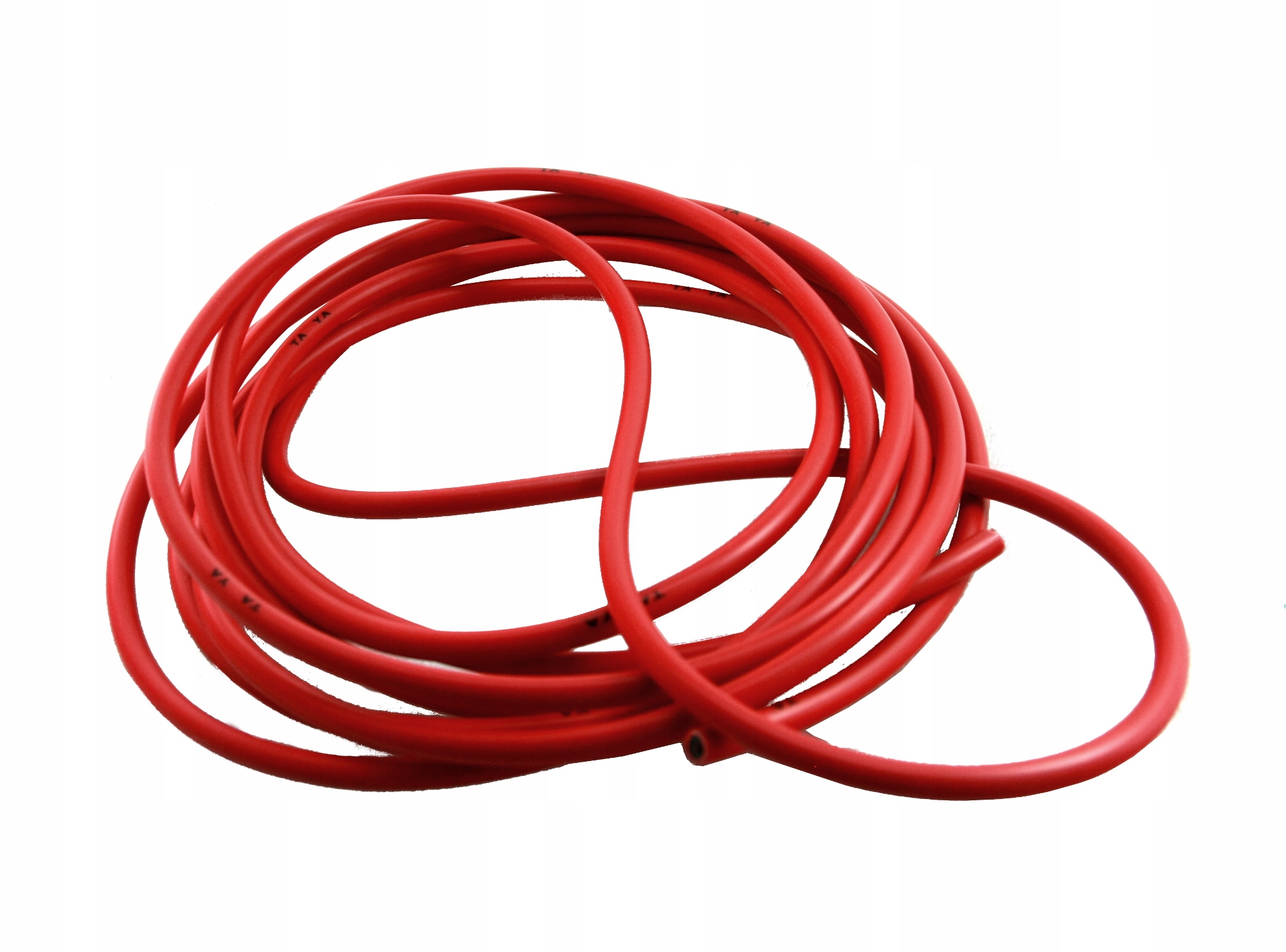 Провод зажигания высокого напряжения 7мм красный медный кабель в ПВХ