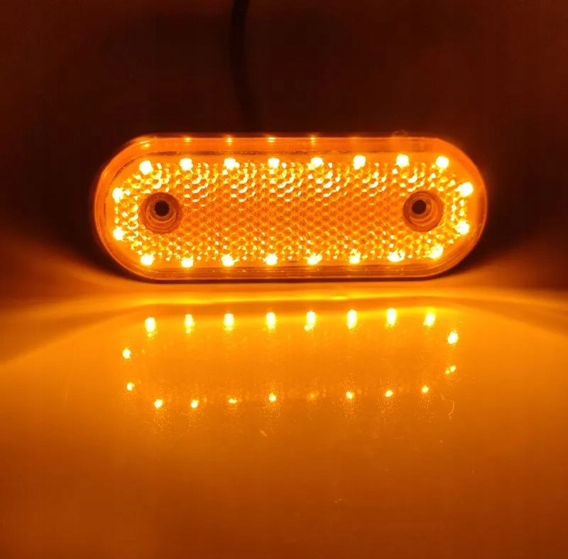 Lampa obrysowa pomarańczowa odblaskowa TIR NACZEPA EAN (GTIN) 5905954550883