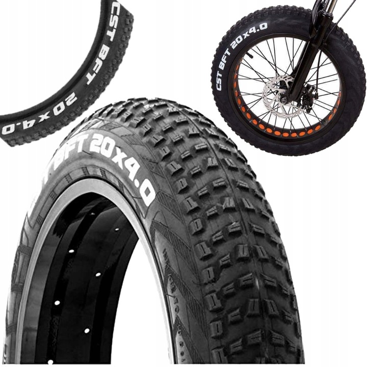 Pneumatika 20x4.0 Cst Bft Fat Bike C1752 drát 100-406