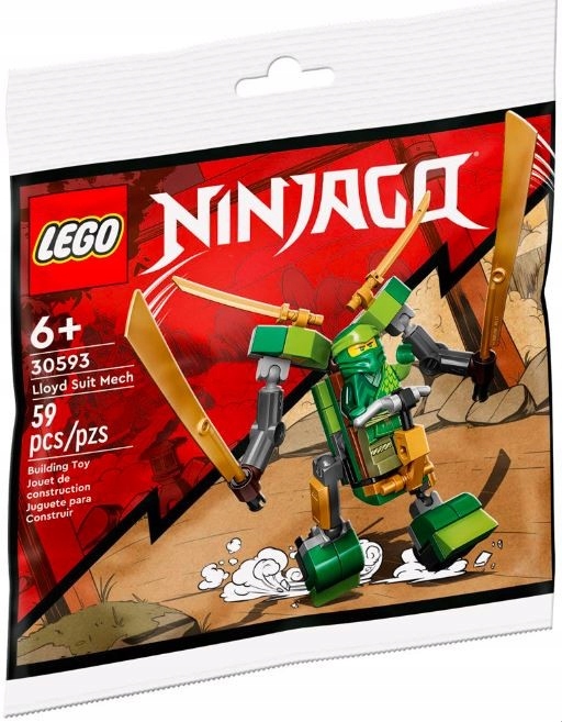 Lego Ninjago 30593 Mech v kostýmu Lloyda Originální Stavebnice Nové