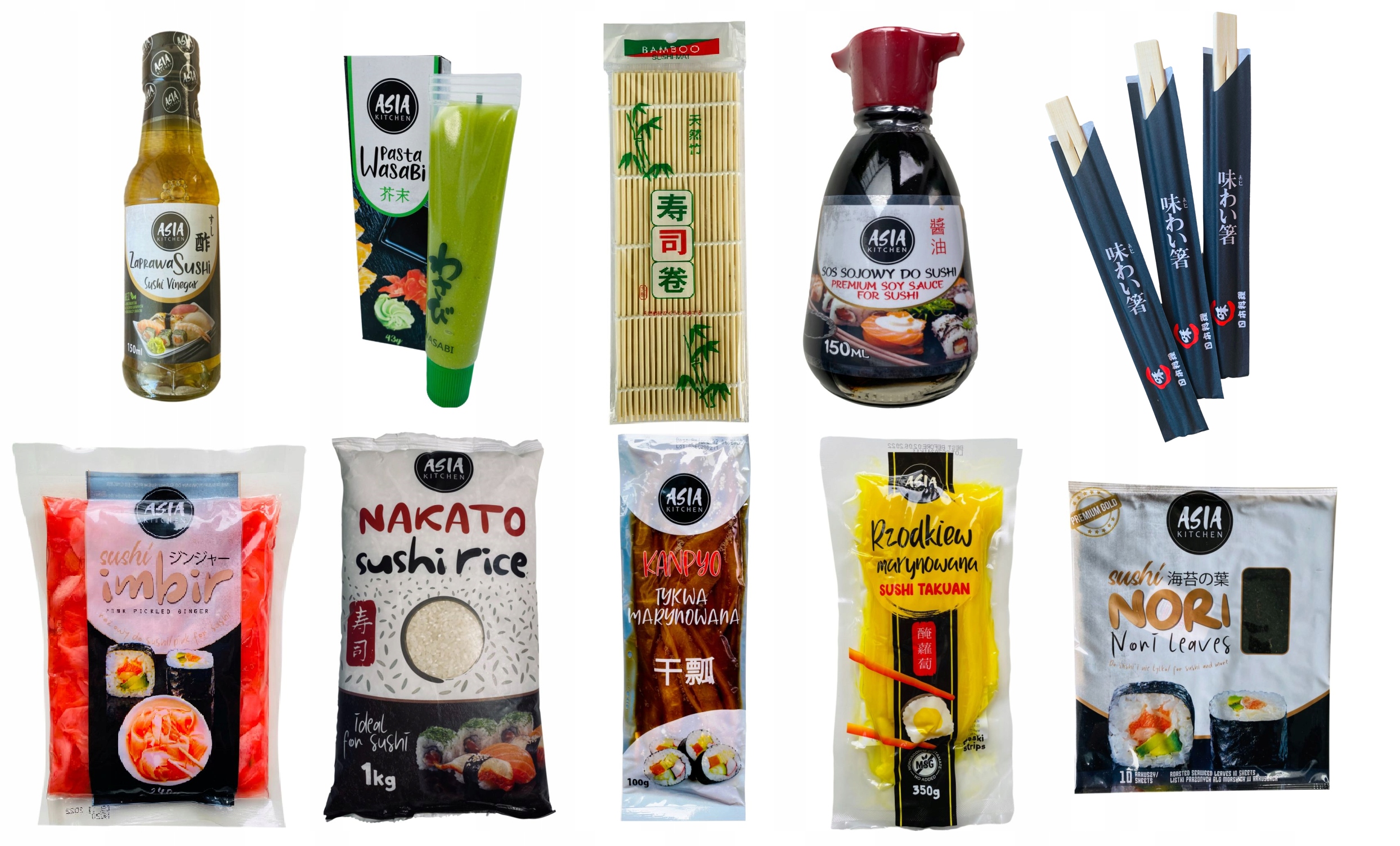 

Zestaw startowy do robienia Sushi komplet