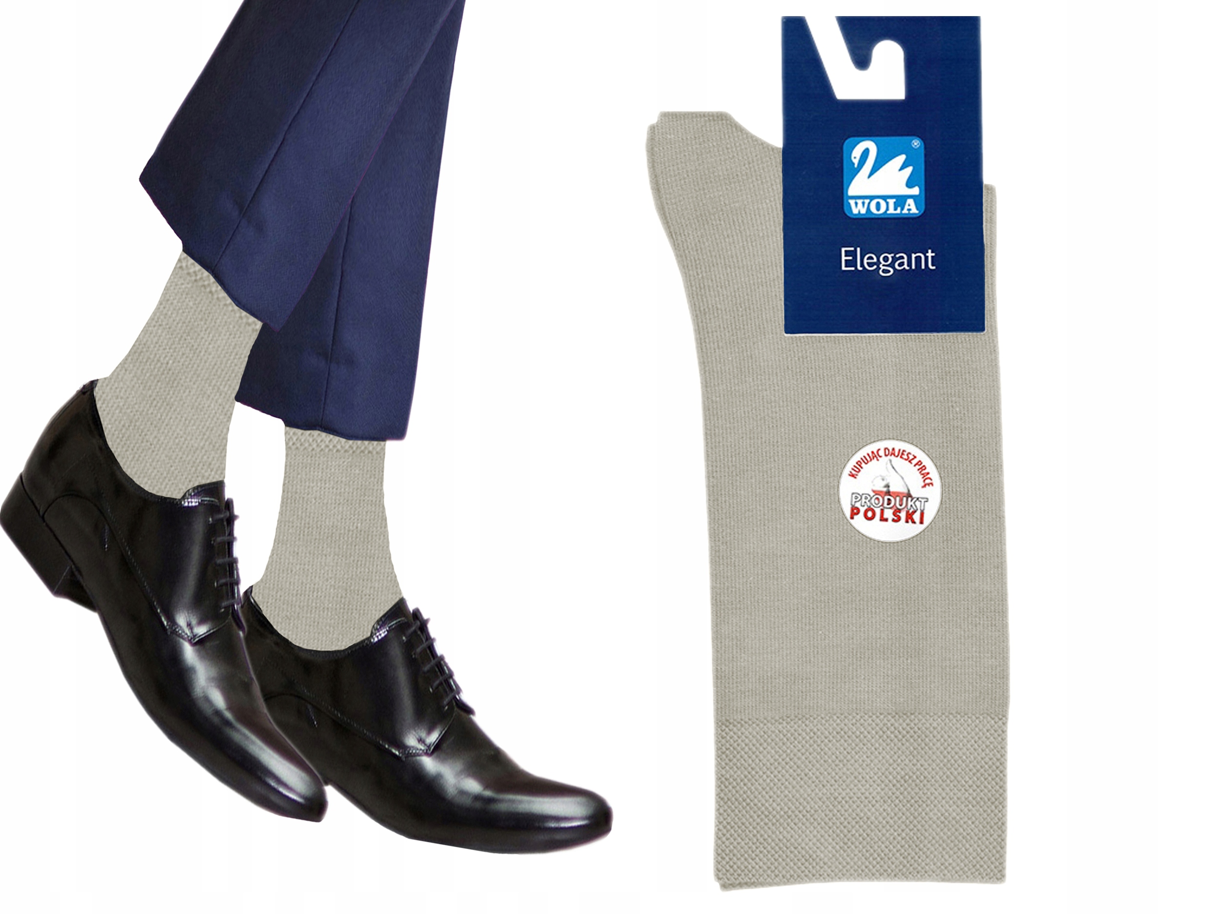 

Skarpetki Wola garniturowe Elegant latte E52 45-47