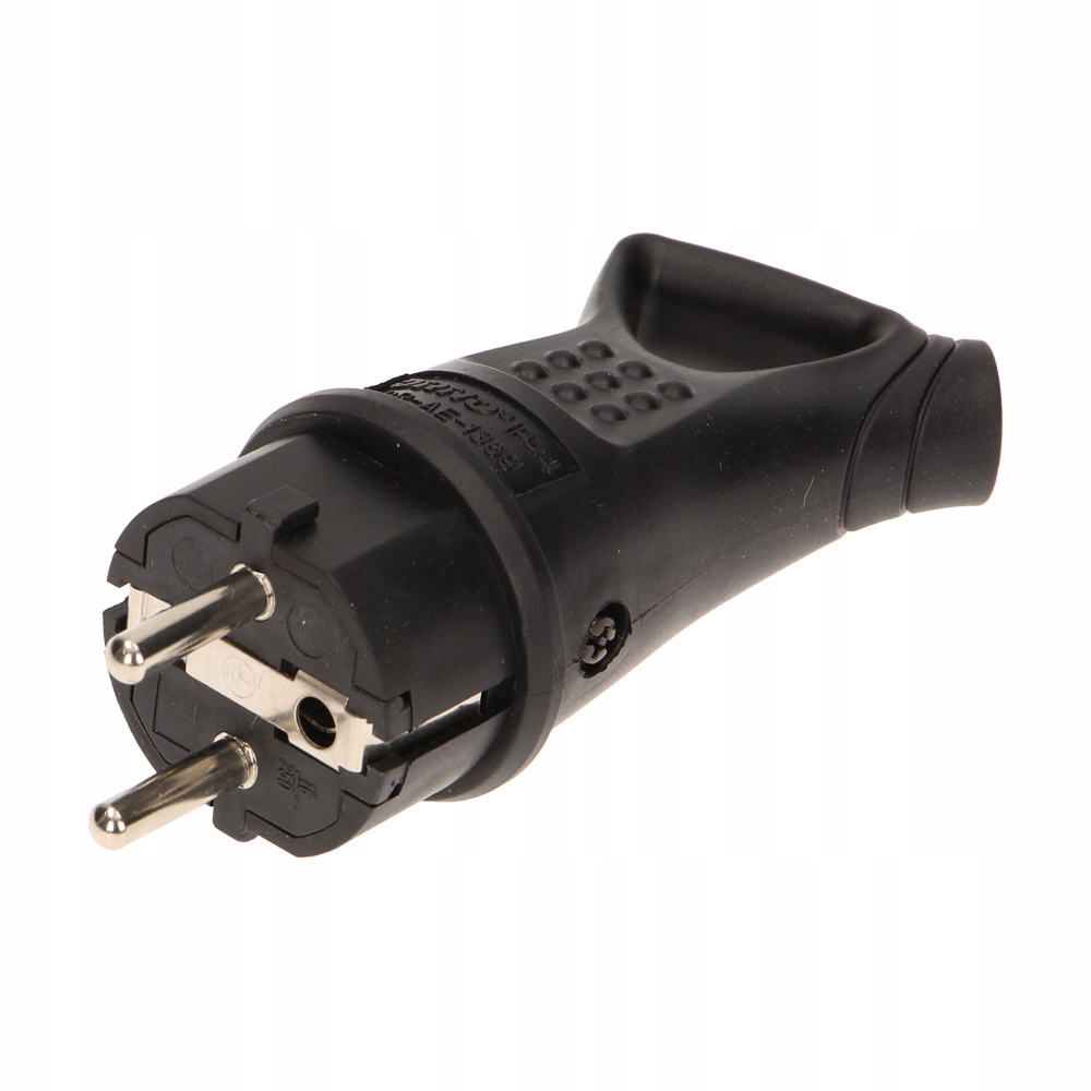 

Wtyczka gumowa 16A IP44 z uchwytem