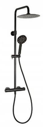 Nástenná Sprchová Súprava Diya Valvex Čierna