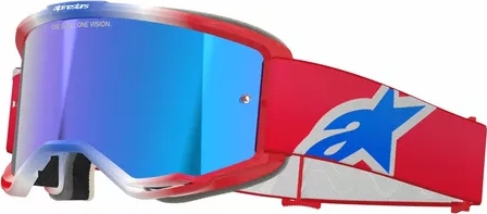 Zrkadlové okuliare Alpinestars Vision 5 Corp červeno-biele