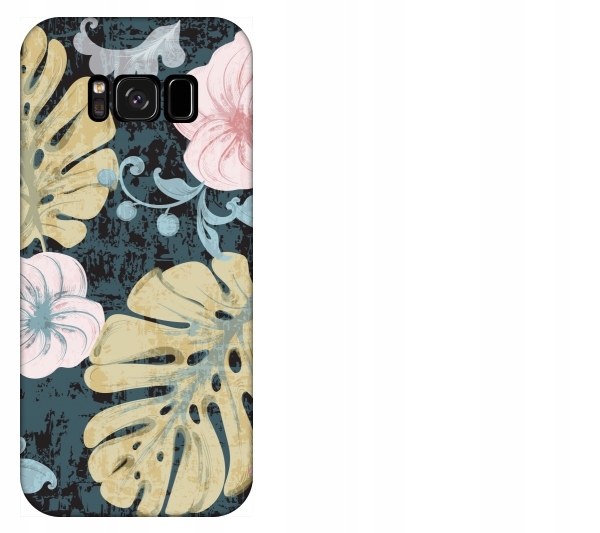 

Etui pokrowiec Samsung Galaxy S8 Liscie tropikalny