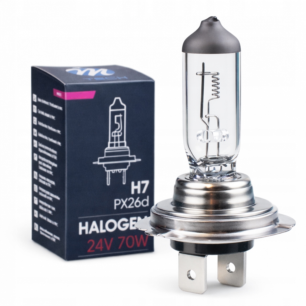 Żarówka halogenowa H7 24V 70W PX26d *tir Ciężarówka* M-tech 1szt.