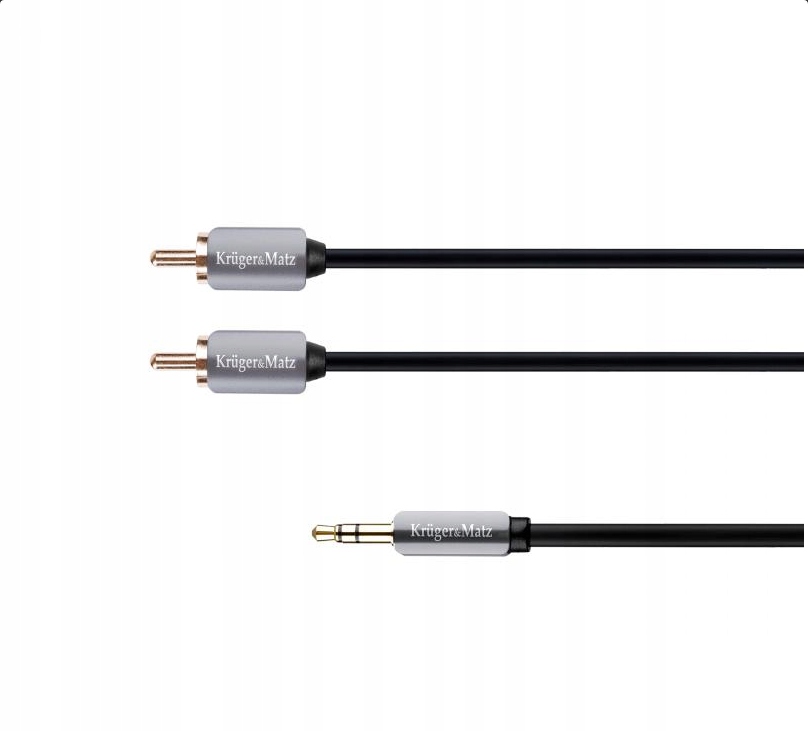 

Kabel wtyk jack 3.5 - 2RCA stereo 1.8m K&m