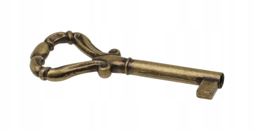 KLUCZ MEBLOWY DO BARKU KLUCZYK RETRO STARE ZŁOTO