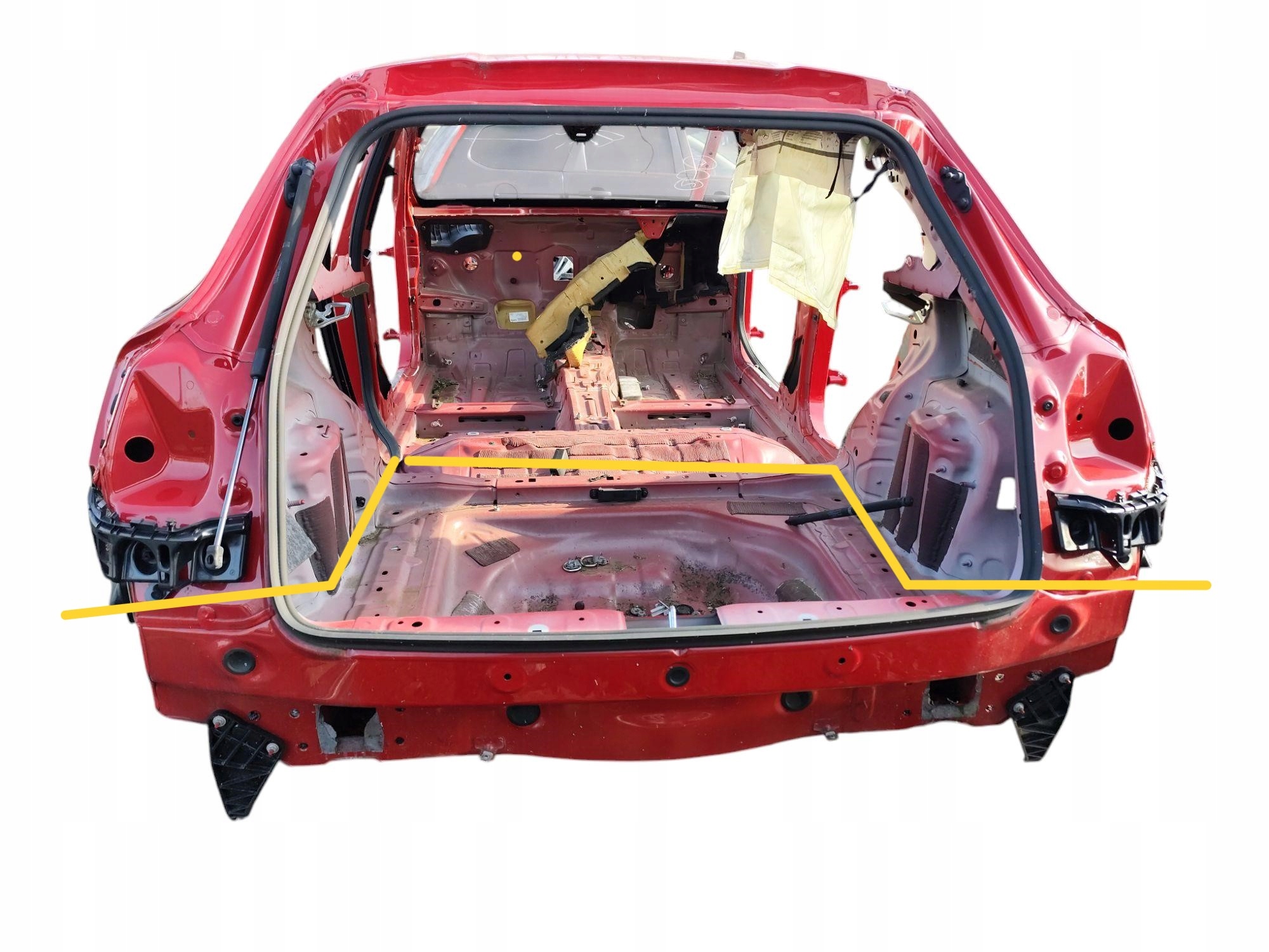 rear panel rear sump MERCEDES GLA X156 (2013-2019) KOD LAKIERU 589