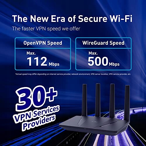 GLINET GLAX1800 Flint Router WiFi 6 Dual Band Gigabit Ethernet WPA3 MU-MIMO — miniatura 5