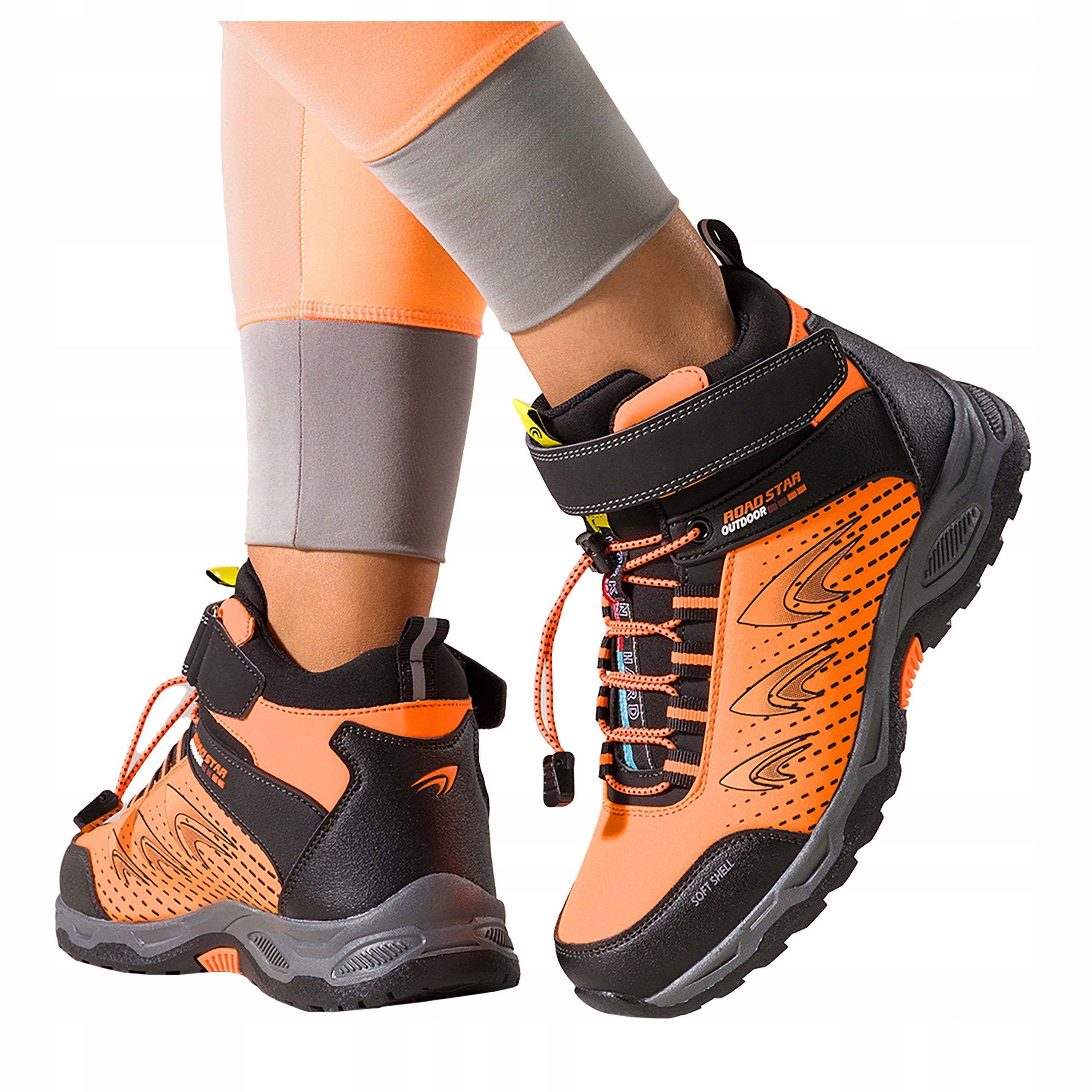 Trekové boty Oranžové Dámské Sportovní Pohodlné Voděodolné vel. 37