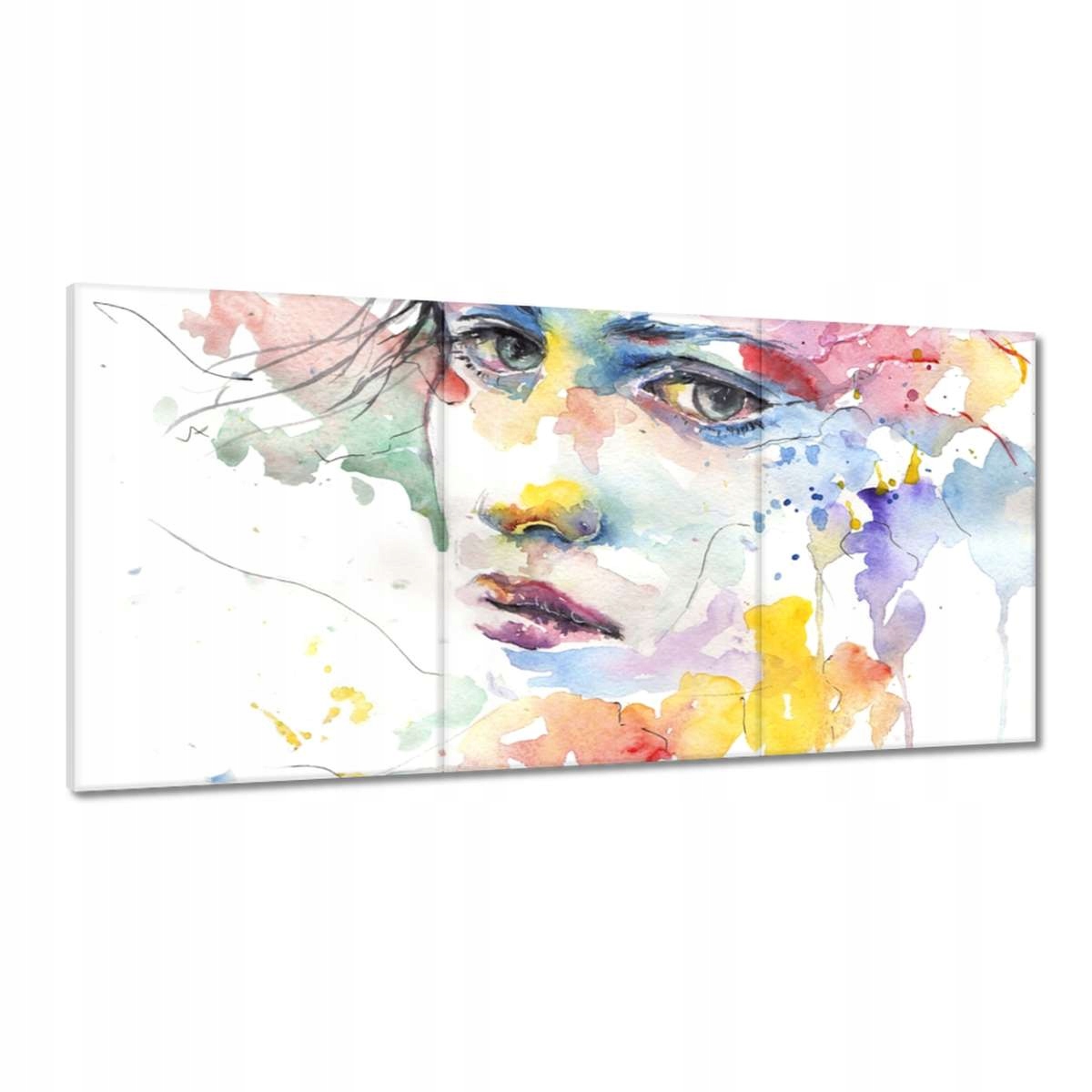Obrazy 120x60 Akvarel Portrét postavy