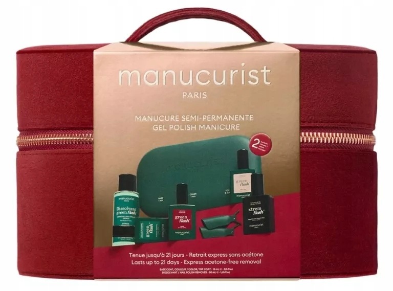 Manucurist Xtrem Flash Gel Nail Polish Routine Set Zestaw Do Manicure