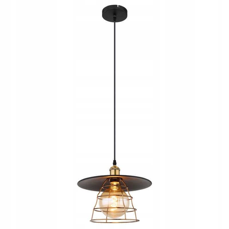 Industriálna kovová závesná lampa Viejo nad stôl